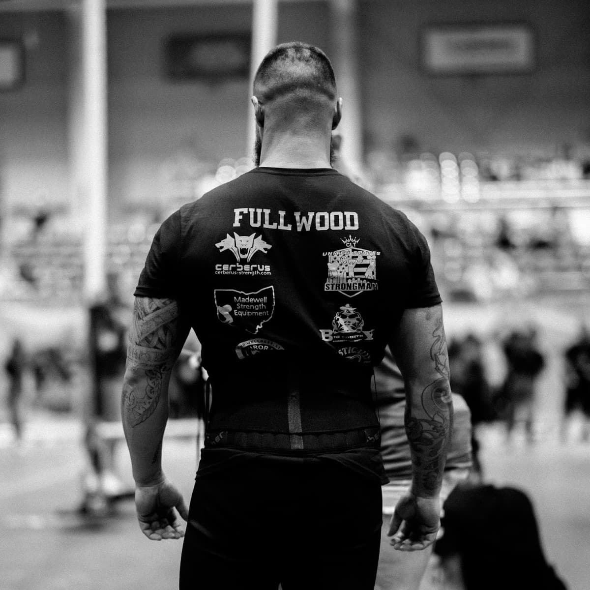 Waiting to be called to the platform between events.